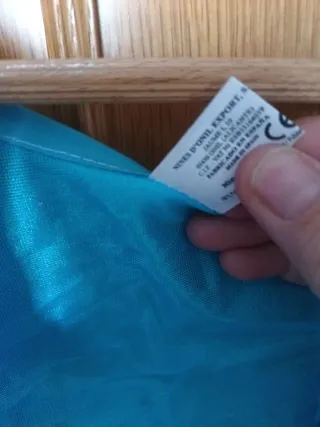 Disfraz azul y rosa talla única