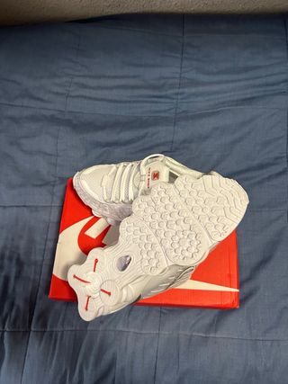 Nike Shox TL Blancas Plata