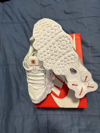 Nike Shox TL Blancas Plata