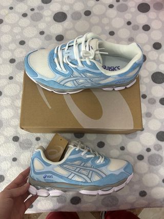 Asics Zapatillas Deportivas Azul y Blanco