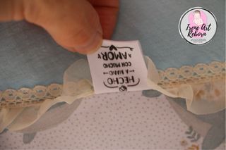 Cojín para reborn ballenitas celeste T.XL