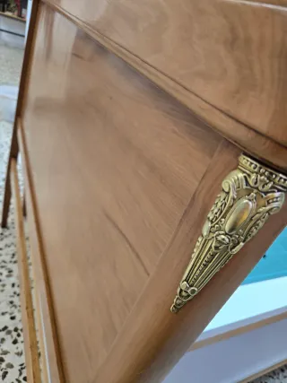 Cabecero antiguo madera restaurado