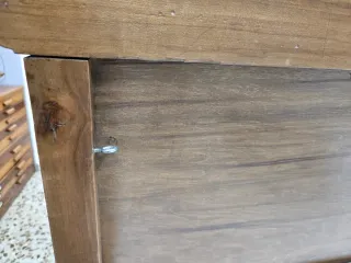 Cabecero antiguo madera restaurado (mesilla optati