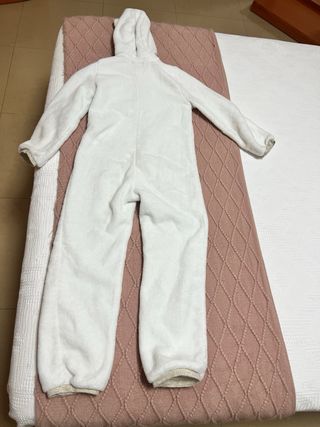 Pijama niña reno blanco