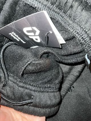 Pantalón de chándal afelpado UP negro