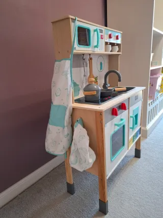 Cocina de madera infantil