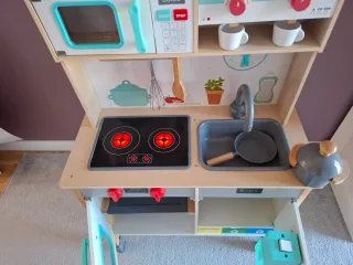 Cocina de madera infantil