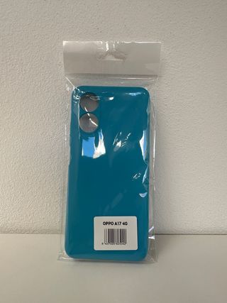Custodia OPPO A17 4G - Silicone Cielo Blu Nuova