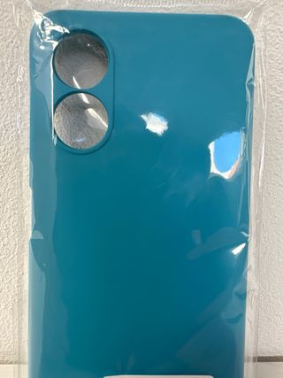 Custodia OPPO A17 4G - Silicone Cielo Blu Nuova