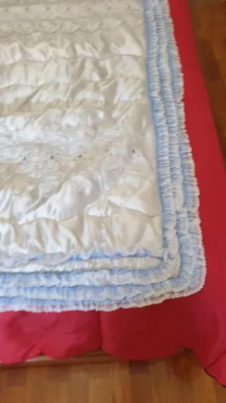 Colcha Vintage Renda 95x145cm