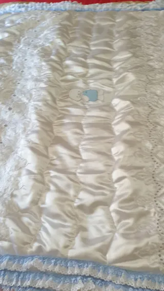 Colcha Vintage Renda 95x145cm