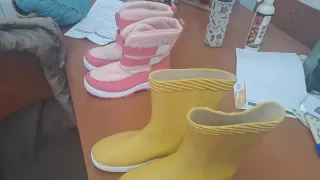 Botas de agua niña talla 37