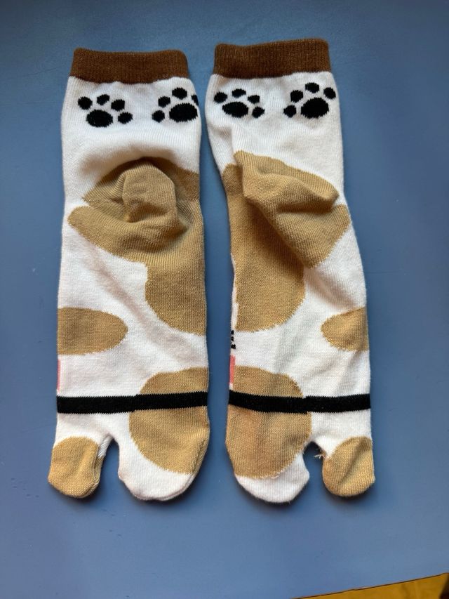 Calcetines de Japón con diseño de gato