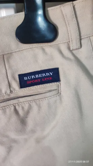 Pantalón Burberry London Beige Mujer