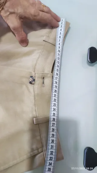 Pantalón Burberry London Beige Mujer