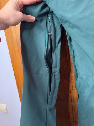 Pantalones de Snowboard/Esquí Verdes