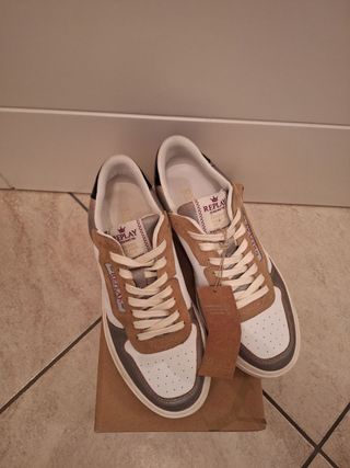 SNEAKERS REPLAY IN PELLE DA DONNA