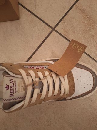 SNEAKERS REPLAY IN PELLE DA DONNA