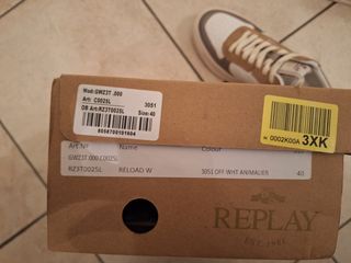 SNEAKERS REPLAY IN PELLE DA DONNA