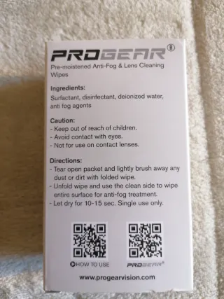 Limpiadores Antivaho PROGEAR