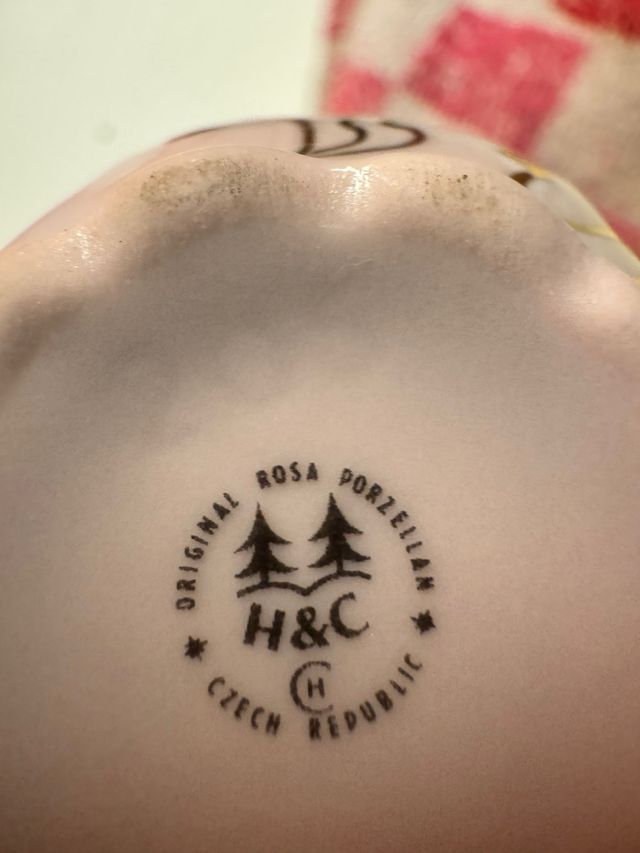 2 Vasi in Porcellana Rosa da Collezione