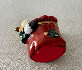 Candela Renna Natale Ceramica Nuova