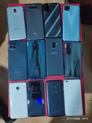 Lote di telefoni cellulari LG, Realme, Redmi, Samsung, Xiaomi
