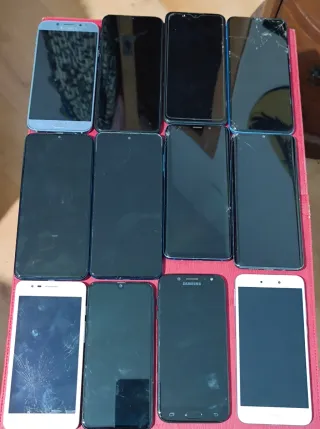 Lote di telefoni cellulari LG, Realme, Redmi, Samsung, Xiaomi