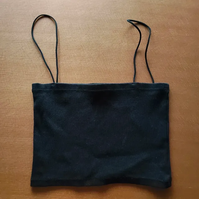 Top zara negro de tirantes