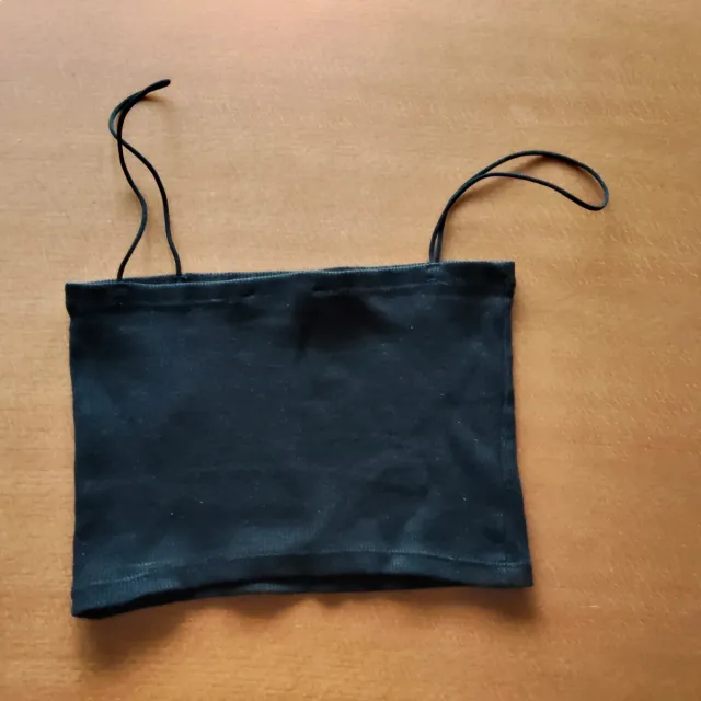 Top zara negro de tirantes