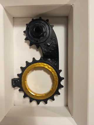 Jaula Polea Absolut Black Negra Dorada