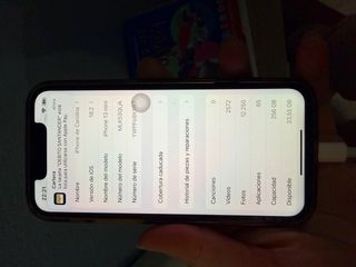 iPhone 13 mini Nero 77% BATTERIA