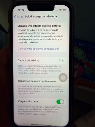 iPhone 13 mini Nero 77% BATTERIA