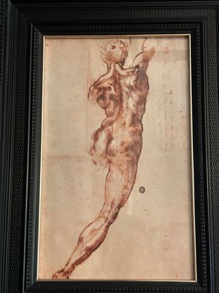 Cuadro Dibujo Figura Humana Papel