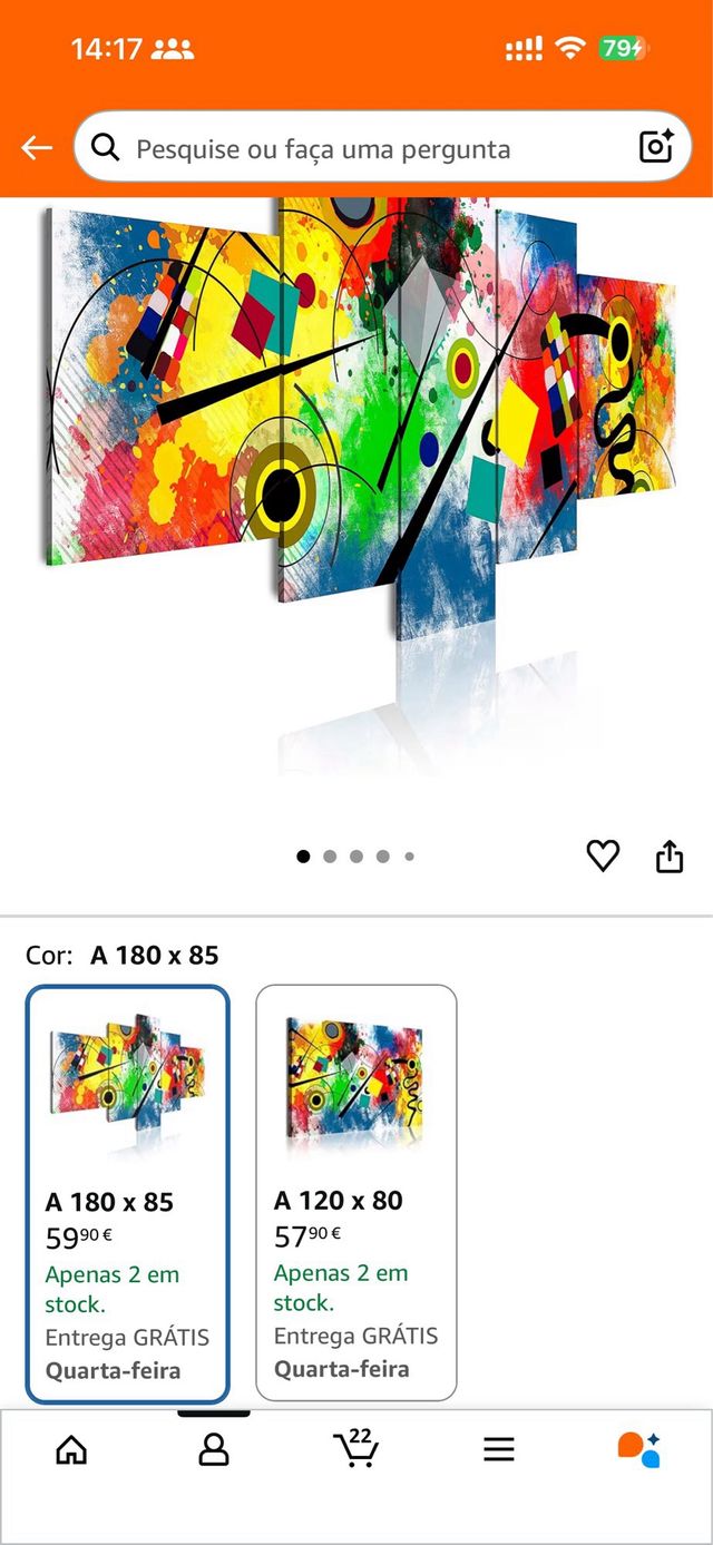 Conjunto 5 Cuadros Decorativos