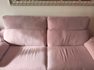 Sofá Cama Rosa Claro Sin Estrenar