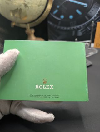 Libretto Istruzioni Rolex Datejust Originale