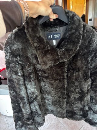 Giacca ecopelliccia Armani Jeans Tg. 42