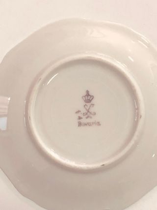 2 Tazzine caffè Bavaria con piattino