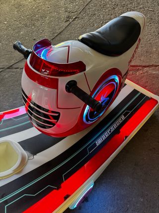 Máquina recreativa moto infantil LED