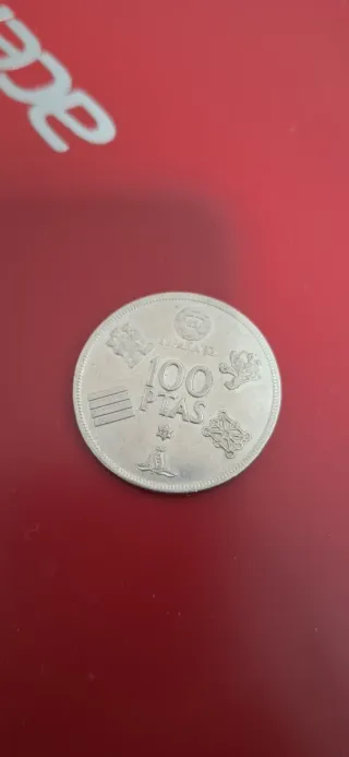 Moneda 100 PTAS España 82