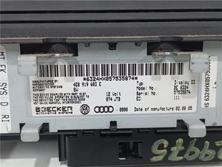 PANTALLA NAVEGADOR AUDI A8 (4E)(2002->) 4.2 QUATTRO [4,2 LTR. - 246 KW V8 40V]