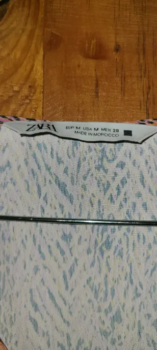 Vestido manga larga estampado