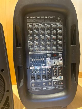 BEHRINGER PPA2000BT Sistema PA, 2000w, 8 Canales,
