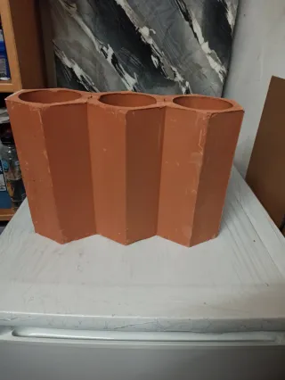 Botellero terracota 27 × 3 botellas