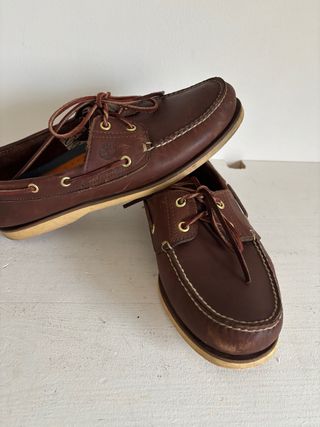 Timberland Scarpe da Barca Marroni Tg 43