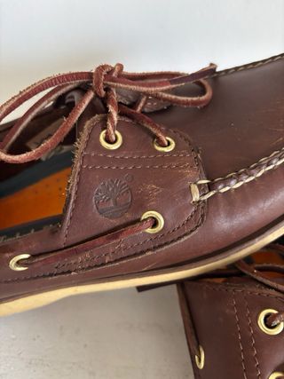 Timberland Scarpe da Barca Marroni Tg 43