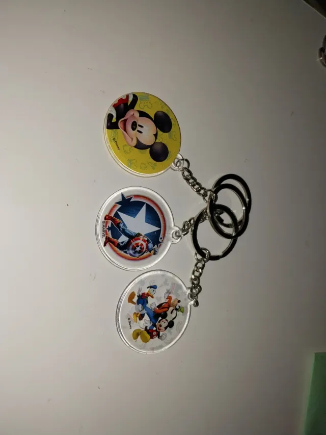 Pack 3 Llaveros Disney y Marvel