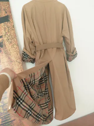 Gabardina Burberrys Vintage Beige