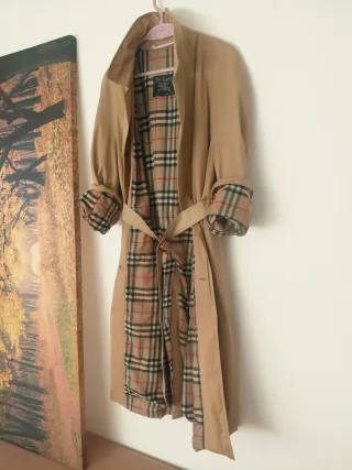 Gabardina Burberrys Vintage Beige